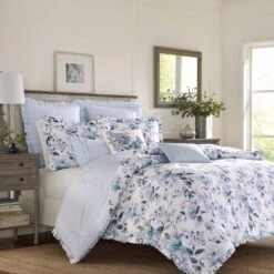 Laura Ashley Chloe Duvet Cover Set Blue 15 Laura Ashley Chloe Duvet Cover Set Blue -Home Decor Shop GUEST 5a1f9456 1969 450c 83a6 f8999cf1b676