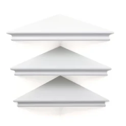 10.9" X 1.6" 3pk Providence Reilly Triangle Corner Shelf Set - Kiera Grace -Home Decor Shop GUEST 5c2604ff 1da4 4a4a 8585 253fbfb610ad