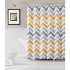 Kate Aurora 100% Cotton Modern Chevron Fabric Shower Curtain - Standard Size 9 Kate Aurora 100% Cotton Modern Chevron Fabric Shower Curtain - Standard Size -Home Decor Shop GUEST 5d055ec2 695f 4607 83b5 bc14e44da8e9