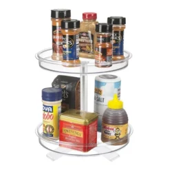 2 Tier Spinner Caddy Clear - Polder