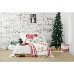 Carol & Frank Morgan Noel Woven Throw Pillow