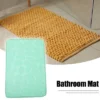 Unique Bargains Cobblestone Pattern Bathroom Rugs Polyester Bath Mat Machine Washable Green 80x50cm -Home Decor Shop GUEST 5e853e24 8cf0 4262 90a8 86d562399dd2