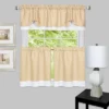 Collections Etc Darcy Two-tone Rod Pocket Café Curtain Tiers - 2 Piece Set 1 Collections Etc Darcy Two-tone Rod Pocket Café Curtain Tiers - 2 Piece Set -Home Decor Shop GUEST 5e8c32c3 5f67 43c7 8f20 ed02e86ef2d0