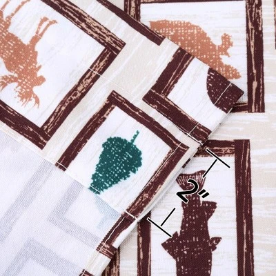 Christmas Small Kitchen Tier Curtains And Valanve Curtains With Animals Print 3 Christmas Small Kitchen Tier Curtains And Valanve Curtains With Animals Print