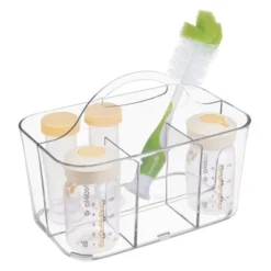 MDesign Plastic Nursery Storage Organizer Caddy Tote, Small -Home Decor Shop GUEST 5f482a39 08e2 4552 a5a6 8feb1074b368