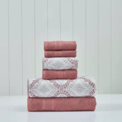 Modern Threads 6 Piece Cotton Jacquard Towel Set, Capri. 16 Modern Threads 6 Piece Cotton Jacquard Towel Set, Capri. -Home Decor Shop GUEST 5fa1d873 ce43 46e8 b5e0 ec5bc81d3bd0