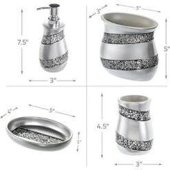Creative Scents Silver Mosaic 4 Piece Set 7 Creative Scents Silver Mosaic 4 Piece Set -Home Decor Shop GUEST 60e3669e cbe0 4283 a2a7 4cd3f2ef419c