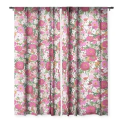 Alison Janssen Never Too Many Flowers Single Panel Sheer Window Curtain - Society6 -Home Decor Shop GUEST 611cb2c5 3ce3 4d32 85be 08c8c67a4c5a