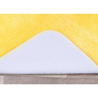 2pc Traditional Nylon Washable Bathroom Rug Set Yellow - Garland Rug 8 2pc Traditional Nylon Washable Bathroom Rug Set Yellow - Garland Rug - Image 6