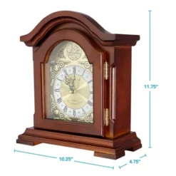Clock Collection Redwood Mantel Clock With Chime -Home Decor Shop GUEST 63ed9edc cd04 4c74 9d1d f05a27236df4