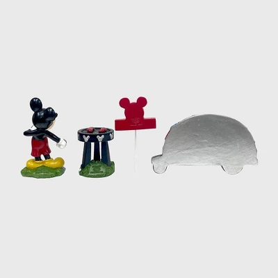 Disney 4pc Polyester/Stone Mickey Mouse Miniature Garden Set 4 Disney 4pc Polyester/Stone Mickey Mouse Miniature Garden Set - Image 2