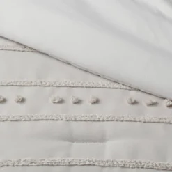 4pc Clipped Stripe Poms Comforter Bedding Set - Threshold™ -Home Decor Shop GUEST 6474436f 0746 4a2d 8720 5e4921bc6129