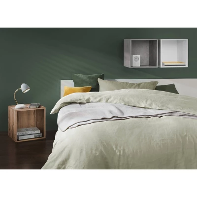 14.8" X 12.8" Wall Shelf Cube Gray - Dolle Shelving 4 14.8" X 12.8" Wall Shelf Cube Gray - Dolle Shelving - Image 2