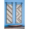 Wood Geometric Linear Carved Wall Decor With Suspended Frame Set Of 2 Brown - Olivia & May -Home Decor Shop GUEST 64ab3313 7c5d 48e0 988b 9074340d9599
