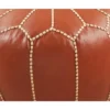 Saro Lifestyle Moroccan Pouf, 20"x20"x12" Round, Camel 2 Saro Lifestyle Moroccan Pouf, 20"x20"x12" Round, Camel -Home Decor Shop GUEST 64efd384 6c95 4e2c 92c9 35838243decb