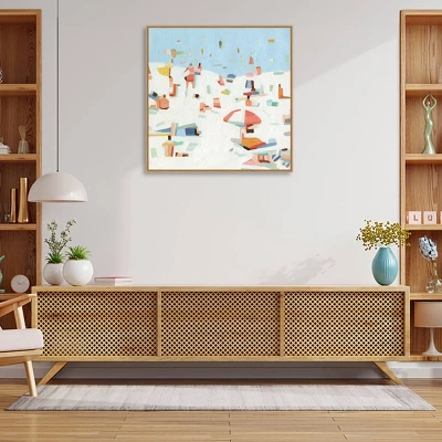 30" X 30" Summer Confetti III By Emma Scarvey Framed Canvas Wall Art Print - Amanti Art 6 30" X 30" Summer Confetti III By Emma Scarvey Framed Canvas Wall Art Print - Amanti Art - Image 4
