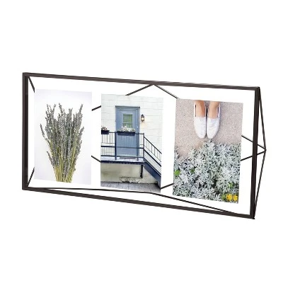 Set Of 3 Prisma Picture Frames Opening Black - Umbra 4 Set Of 3 Prisma Picture Frames Opening Black - Umbra - Image 2