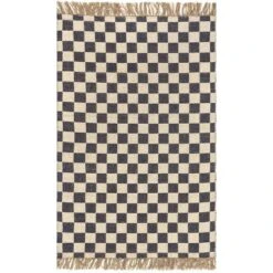 NuLOOM Connie Checkered Wool/Jute Tasseled Area Rug -Home Decor Shop GUEST 68b1c77b 6888 4007 adad 308377d834f2