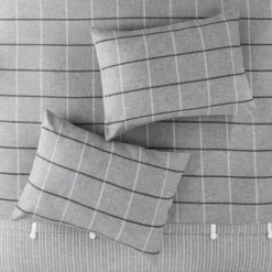 Madison Park 5pc Oakdale Faux Linen Jacquard Comforter Set Gray -Home Decor Shop GUEST 691cd535 6803 4afb bdbb 181a16a719da