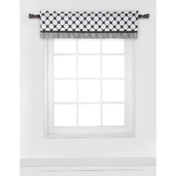 Bacati - Dots/Pin Stripes Black/White Window Valance 10 Bacati - Dots/Pin Stripes Black/White Window Valance -Home Decor Shop GUEST 6966751c f250 4bcb a956 bdb024e2fc0e