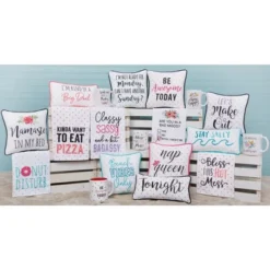 C&F Home 10" X 10" Be Awesome Today Printed And Embroidered Throw Pillow -Home Decor Shop GUEST 696dad44 50c1 4796 aaa5 734635723107