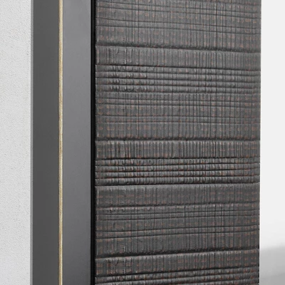 27.5" X 33.5" Rustic Frame Mirror Brown - Head West 4 27.5" X 33.5" Rustic Frame Mirror Brown - Head West - Image 2