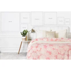 Home Decor Shop 25 (Set Of 2) 12" X 12" Five Palms Framed Decorative Wall Art White - Deny Designs