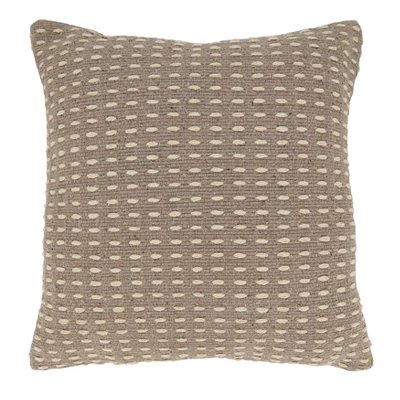 20"x20" Oversize Woven Wonder Dashed Square Throw Pillow Cover - Saro Lifestyle 5 20"x20" Oversize Woven Wonder Dashed Square Throw Pillow Cover - Saro Lifestyle - Image 3