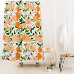 Spring Clementines Shower Curtain - Deny Designs