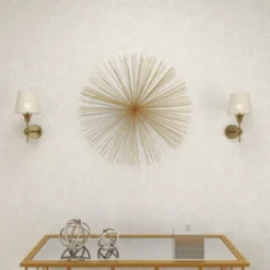 Metal Starburst 3D Wall Decor Gold - Olivia & May -Home Decor Shop GUEST 6e5d9467 b6d3 4d07 a167 3d5063f53a07