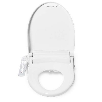 Swash Select EM417 Sidearm Bidet Seat With Warm Air Dryer Round White - Brondell 6 Swash Select EM417 Sidearm Bidet Seat With Warm Air Dryer Round White - Brondell - Image 4