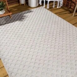Rabat High-Low Pile Mini-Diamond Trellis Indoor/Outdoor Area Rug - JONATHAN Y -Home Decor Shop GUEST 6efec18b 90b0 4ac2 aa86 937b6fadcd10