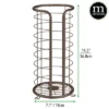 MDesign Metal Free Standing Toilet Paper Stand, Holds 3 Rolls -Home Decor Shop GUEST 6f554f70 23d7 4cb4 8d2d 2a14d415c4df