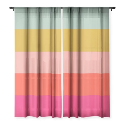 Garima Dhawan Mindscape 22 Single Panel Sheer Window Curtain - Deny Designs 4 Garima Dhawan Mindscape 22 Single Panel Sheer Window Curtain - Deny Designs - Image 2