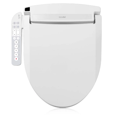 Swash Select EM417 Sidearm Bidet Seat With Warm Air Dryer Round White - Brondell 3 Swash Select EM417 Sidearm Bidet Seat With Warm Air Dryer Round White - Brondell