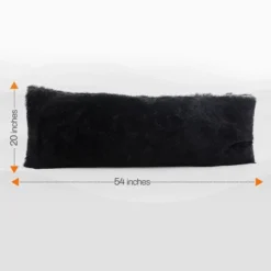 Cheer Collection Long Shaggy Hair Body Pillow (20" X 54") -Home Decor Shop GUEST 723a3651 bc57 46d3 8862 a86e784ee8e5