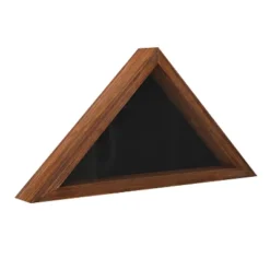 Merrick Lane Solid Wood Military Memorial Flag Display Case For 9.5' X 5' American Veteran Flag -Home Decor Shop GUEST 733702c8 8731 45c6 819d fd461b68065d