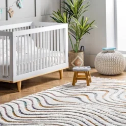 5'3"x7'6" Ina High-Low Waves Tassel Area Rug Beige - NuLOOM -Home Decor Shop GUEST 75d7bd0d efed 4107 8bc7 f0ad4bb94954