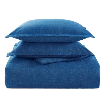 King Easton Duvet Cover Set Navy - Poppy & Fritz 4 King Easton Duvet Cover Set Navy - Poppy & Fritz - Image 2