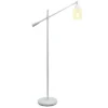 Swing Arm Floor Lamp With Glass Cylindrical Shade White - Lalia Home -Home Decor Shop GUEST 782bf1d2 480f 48f3 a33b 543eb4de29d5