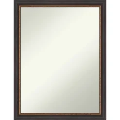 Amanti Art Ashton Black Non-Beveled Wood Bathroom Wall Mirror -Home Decor Shop GUEST 78897e62 2b95 49f6 bcd2 04188e021c8e
