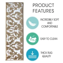 Sussexhome Floral Collection Anti-Slip Carpet Stair Treads, 9" X 28" 13 Sussexhome Floral Collection Anti-Slip Carpet Stair Treads, 9" X 28" -Home Decor Shop GUEST 78c9abe3 d650 4350 b3ec 1c3dcb0b160f