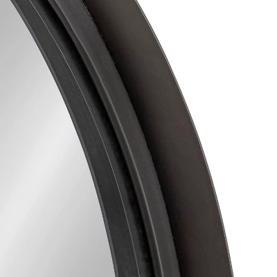 28" Armenta Round Wall Mirror Gray - Kate & Laurel All Things Decor 6 28" Armenta Round Wall Mirror Gray - Kate & Laurel All Things Decor - Image 4