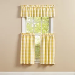Park Designs Buffalo Check Yellow Tiers 72" X 36"