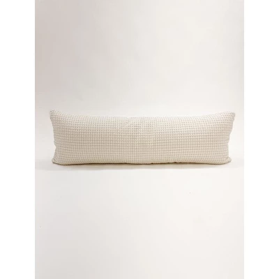 14x40 Cotton Waffle Weave Pillow Cover - Anaya 5 14x40 Cotton Waffle Weave Pillow Cover - Anaya - Image 3
