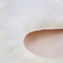 PiccoCasa Artificial Animal Wool Modern Floor Mats 1 Pc