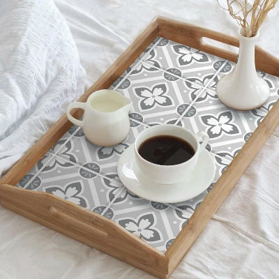 Galway Tile Backsplash Peel And Stick Giant Wall Decal Gray - RoomMates 4 Galway Tile Backsplash Peel And Stick Giant Wall Decal Gray - RoomMates - Image 2