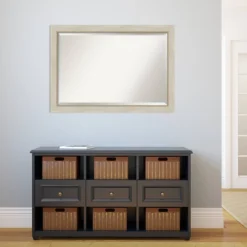 40" X 28" Beveled Parthenon Cream Wood Wall Mirror - Amanti Art -Home Decor Shop GUEST 7bb7665a e5de 4553 9264 9ea9dd1ecab6