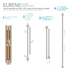 Rhinebeck Curtain Rod - Elrene Home Fashions 10 Rhinebeck Curtain Rod - Elrene Home Fashions -Home Decor Shop GUEST 7bb7d8a3 7f64 47fc 9388 477b848de5fd