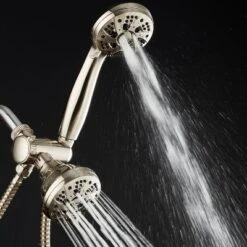 48 Setting High Pressure Luxury Three-Way Dual Shower Head Combo - AquaDance -Home Decor Shop GUEST 7cd61964 9a33 449d 9a0b 3f8d9e772afb